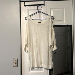 Express knit mesh sweater